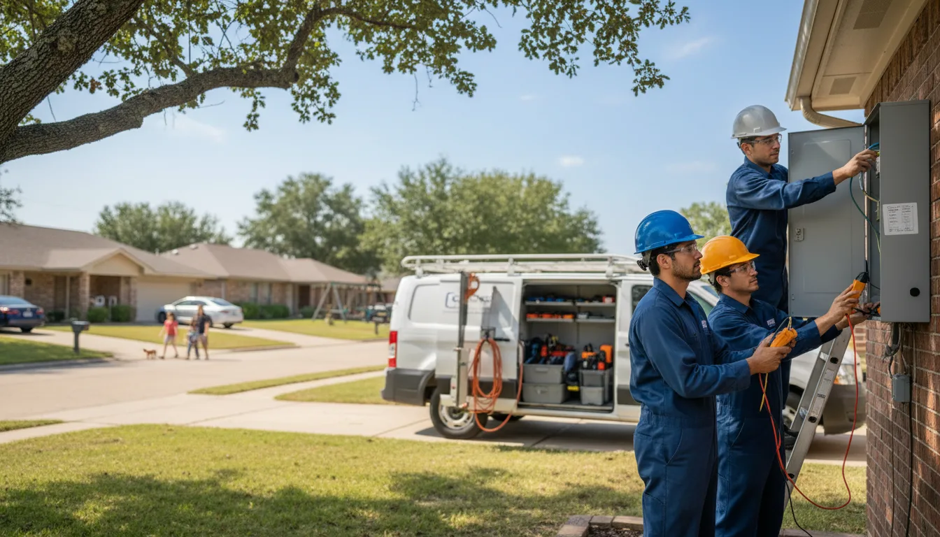 Certified electrician providing emergency electrical services in Sunbury, OH